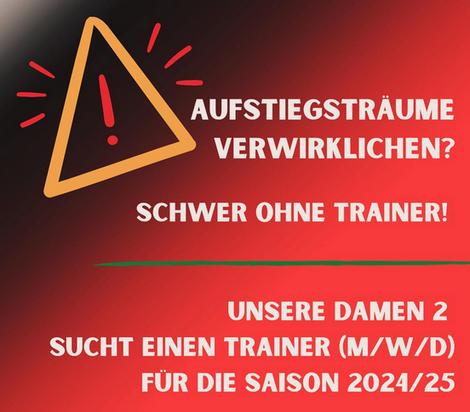 Trainersuche Damen 2 ©2023 SV Bayer